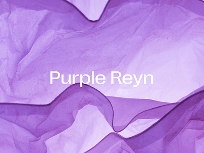 Purple Reyn branding design figma graphic design webflow website