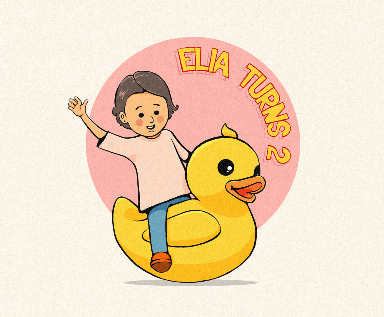 The Sprout! 2nd artwork birthday art daughter flat illustration illustration illustrative