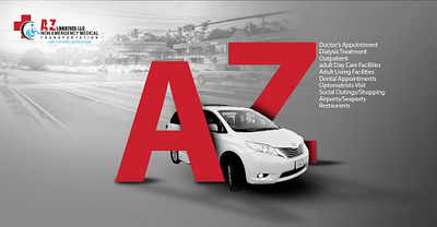 A-Z logistics ad design advertising design