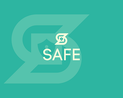 SAFE cloud letter s lock s icon s logo safe safety security sheild