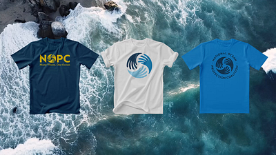 National Ocean Protection Coaltion branding climate climate change conservation design environment fish hand hands identity logo marine nature ocean protection sea sustainability t shirt wave wildlife