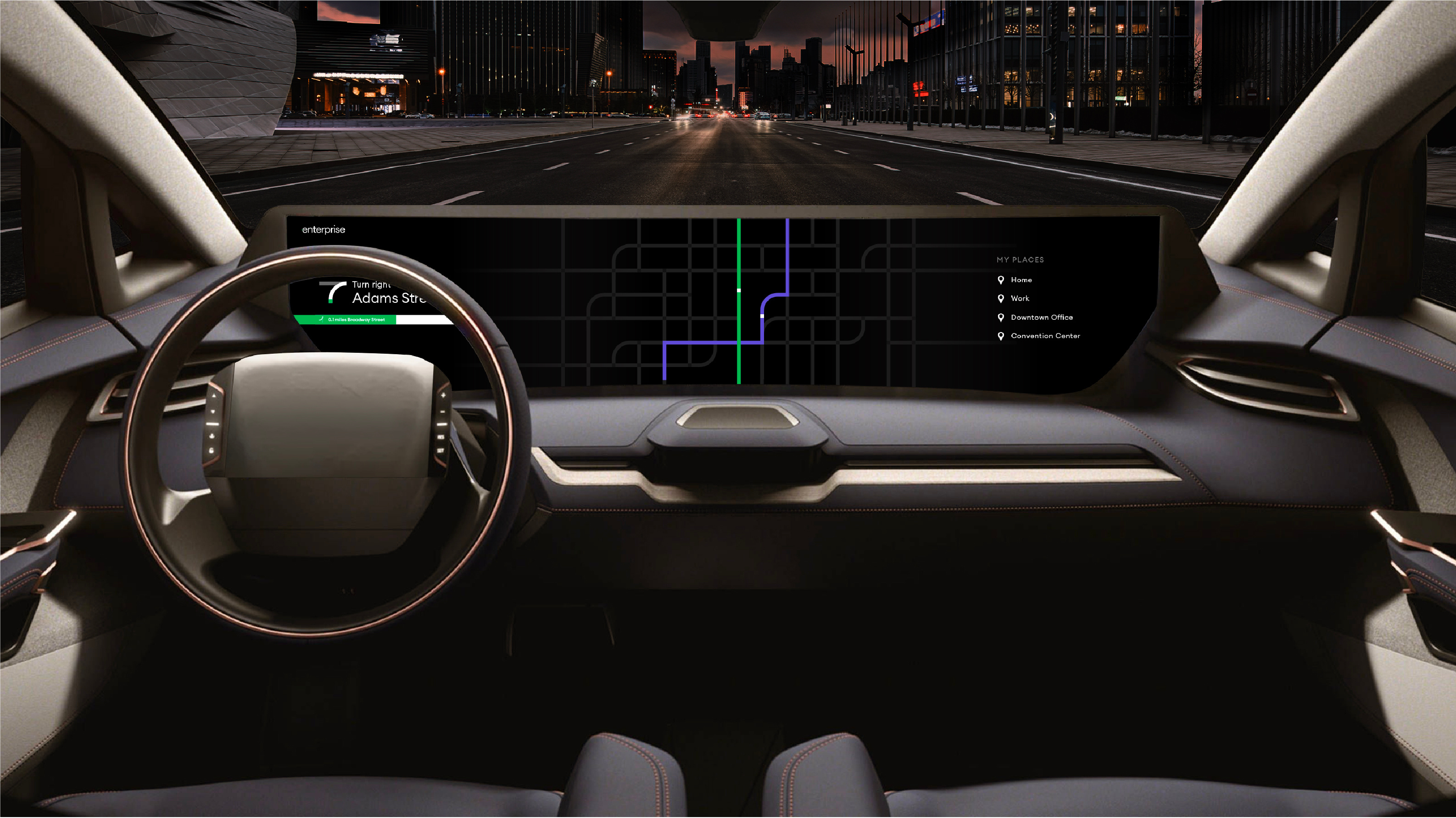 Enterprise - Rebrand - Car Display Prototype art direction brand application brand design branding car car rental design enterprise graphic design logo logo design prototype rebrand rental travel visual identity