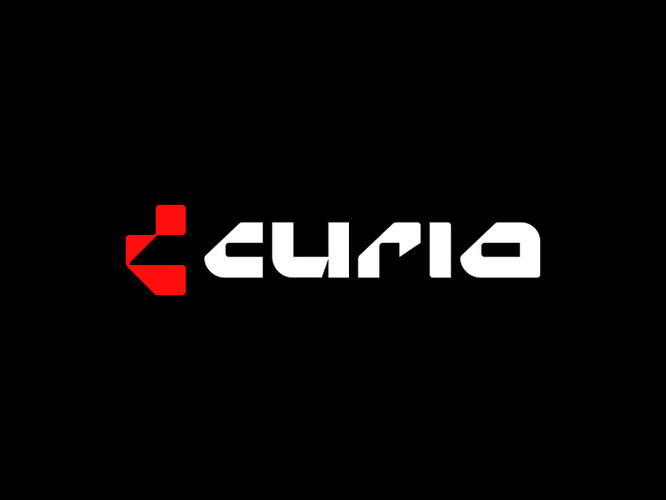 curio tech logo design, brand identity, modern business logotype by ...