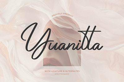 Yuanitta | Handwritten Font beauty minimalist font