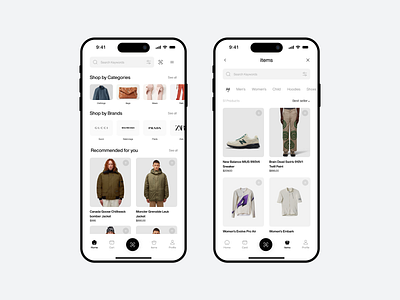 E-commerce App UI Design app app design app ui design ecommerce app ui design figma inspiration mobile mobile app ui design ui user experience user interface ux web web design web interface