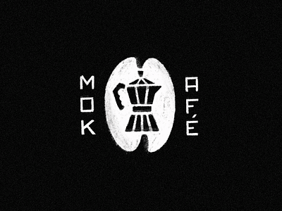 Mokafé ✦ Symbol - Something 04 bean beverage black branding brazil breakfast café coffee drink graphic design illustration italian logo logodesign logotype moka morning plant based vegan