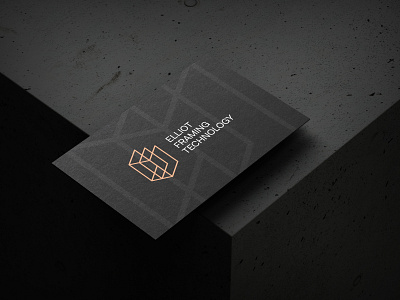 EFT - Business card branding business card design eft elliot framing framing graphic design inspiration logo mockup modern wooden
