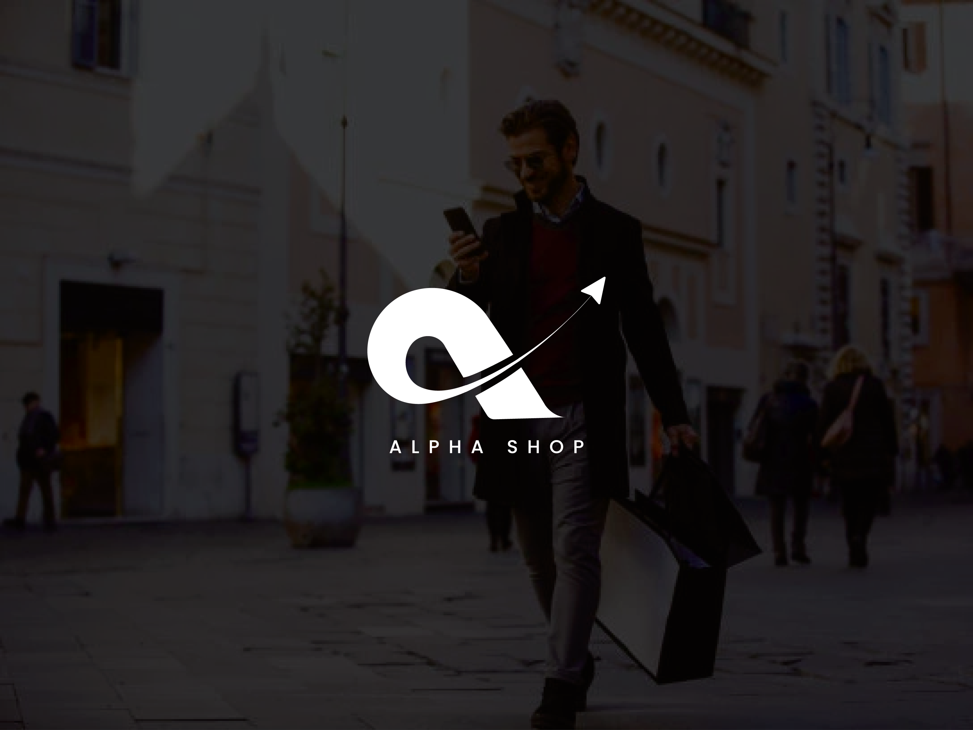 ALPHA SHOP 3d animation branding conceptual design corporate design creative design creative logo graphic design iconic design identity design logo logo type motion graphics ui