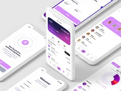 Banking App UI UX | High Fidelity Design 3d app app design bank banking branding mobile app ui user interface design ux web app wireframing