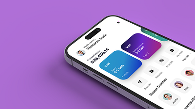 Banking and Finance App app bank graphic design ui ux