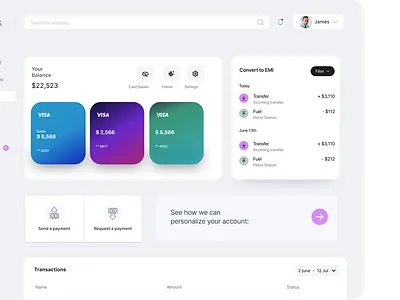 Banking Dashboard , My Cards , Finances UI Design app banking branding card crypto design finance illustration logo mastercard plan ui user research ux