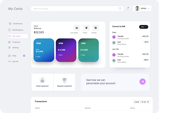 Banking Dashboard , My Cards , Finances UI Design app banking branding card crypto design finance illustration logo mastercard plan ui user research ux