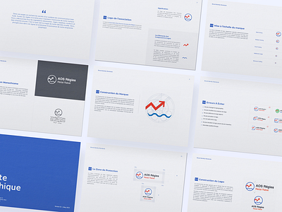 AOS Régie | Visual Identity Design brand guidelines branding graphic design logo