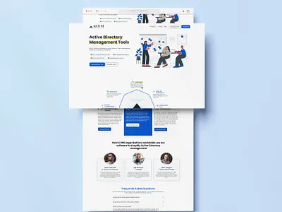 Active Software Management Web Design adobe portfolio design graphic design illustration ui ux vector website website design
