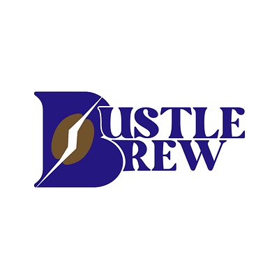 BustleBrew branding graphic design logo