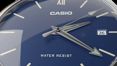 Casio Watch 3d modeling animation blender casio