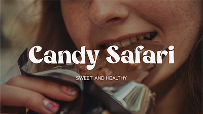 Candy Safari | Candy Store brandidentity branding candy candy brand candy store fast food food landing page logo snacks