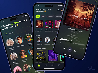 🎶Presenting GrooveTune 2.0: Elevating Your Top Music Experience after effects animation dark mode design figma innovative light dark light mode motion motion graphics music playlist product product design sound track ui user experience user interface ux
