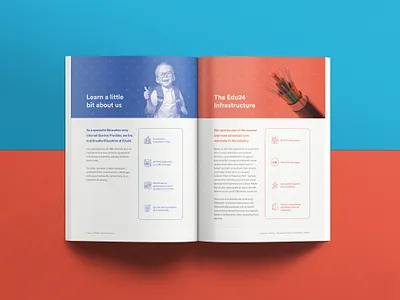 Education Brand & Brochure Design | Edu24 branding brochure brochure design education logo design print print design