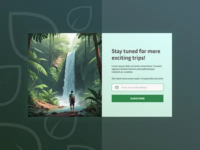 Day 26 : Subscribe ui