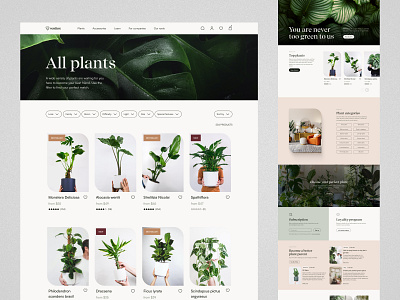 Product listing page ecommerce greenery listing page listing page section plant e commerce plant lovers plants product listing page product listing page section products