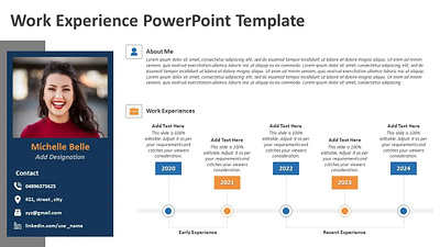 Work Experience PowerPoint Template creative powerpoint templates kridha graphics powerpoint design powerpoint presentation powerpoint presentation slides powerpoint templates presentation design presentation template