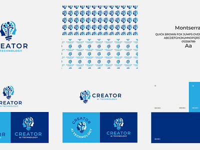 CREATOR AI TECHNOLOGY Logo Design agency ai logo app icon brand book brand guideline brand identity branding branding kit creative logo crypto logo cyber design graphic design logo minimalist logo software logo tech logo technology logo versatile logo website logo