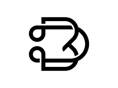simple Db logo alphabet b bd black and whitr brand brand and identity d db initial letter lettermark logo logodesigner mark minimilist monogram premade logos