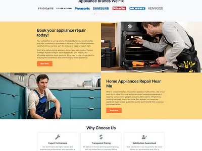 Best Home Appliance Repair Lead Generation Landing Page landing page lead generation template wordpress