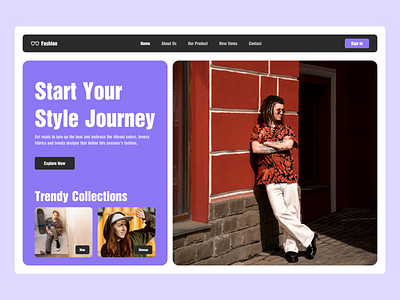 E-commerce Fashion HomePage Design clean ui clothing e commerce ecommerce shop ecommerce website fashion hero section homepage landing page online shop shakil shop summer urban web web design