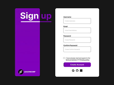 Sign-up Form for websites (SaaS) components css dailyui figma form signupform ui
