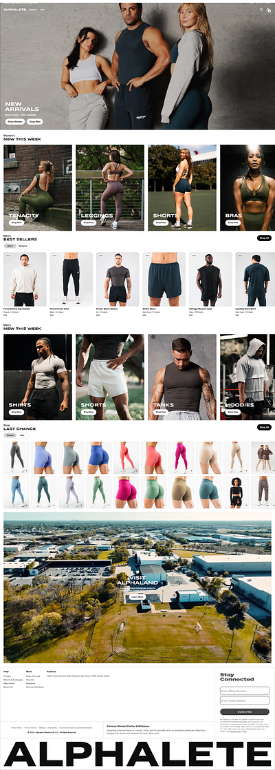 Alphalete Website development - Shopify Store alphalete alphalete uk alphalete website design alphalete website developer alphalete website development alphalete website template ecommerce website shopify shopify design shopify store shopify website ui