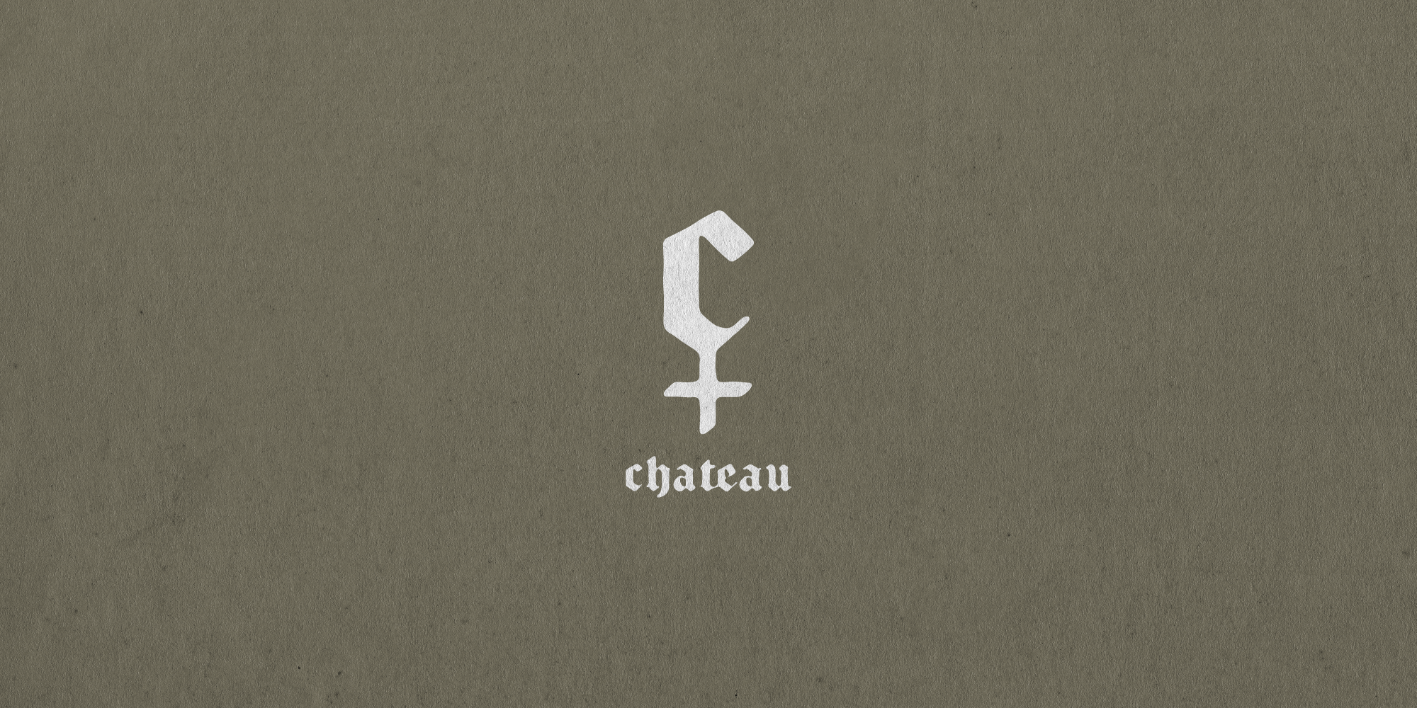 Chateau Logo Design apparel brand branding clothing edgy graphic design lettering logo streetwear typography vector vintage wordmark youth