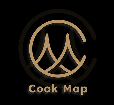 Cook-Map Logo 3d animation branding graphic design logo logo designs logos ui uiux uiux designs ux