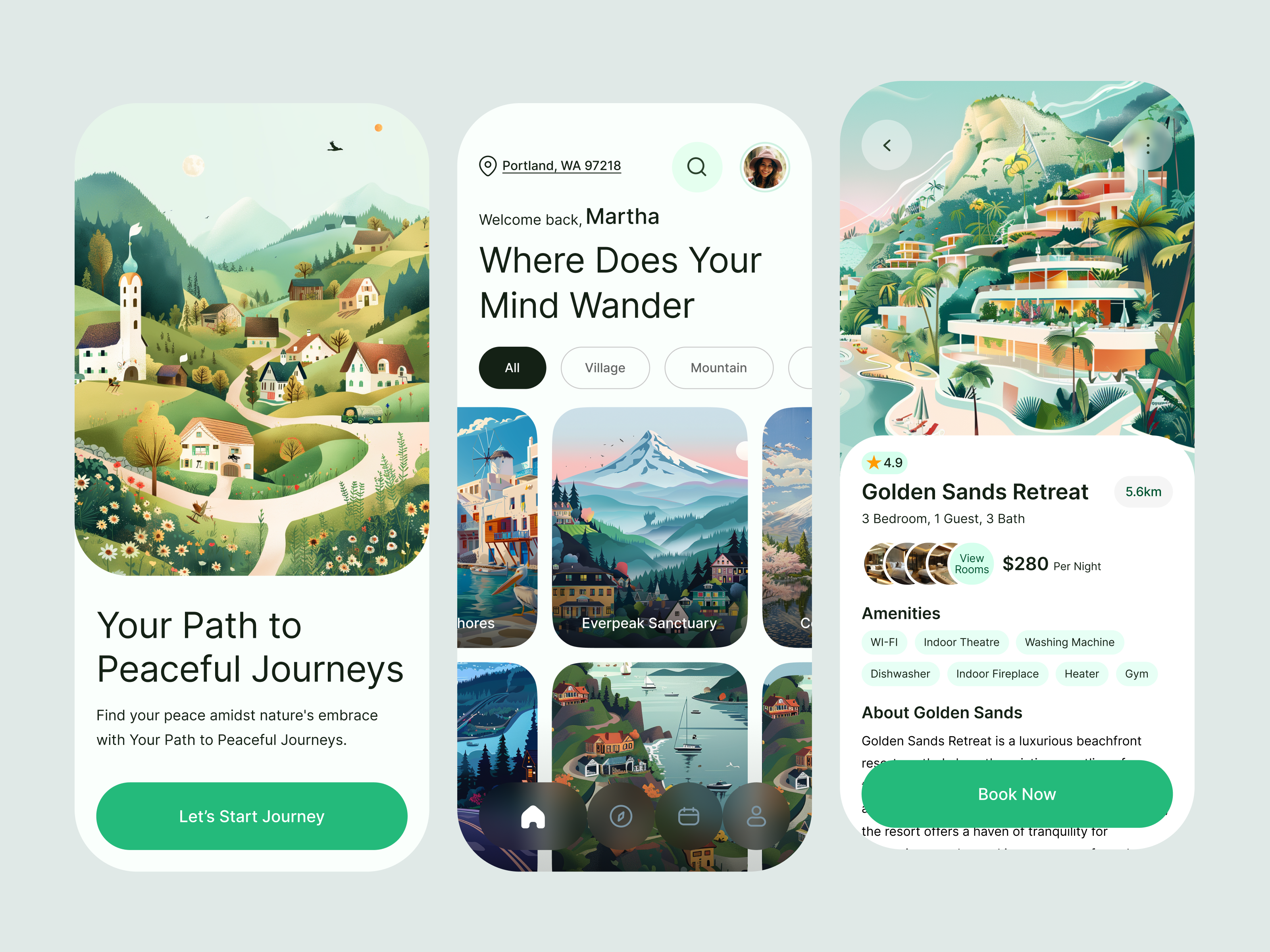 Example of Modern Mobile App Design