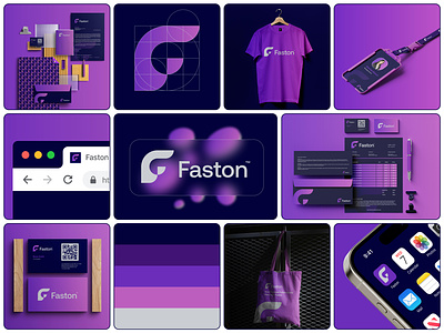 Faston Brand Identity brand guideline brand identity branding logo logo folio logos visual logo