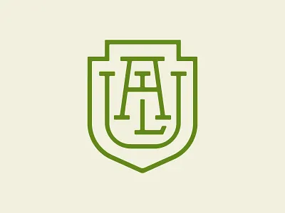 Saturday Type Club: Week 125 "The Art Loeb Ultra" alu badge branding cream green logo middle ground made mikey hayes monogram outdoor branding outdoors stc typography