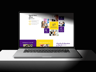 Olympia Shool Website design education figma school ui uiux web design webdesign website