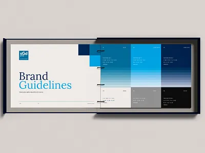SGD Group - Brand Manual brand identity brand manual brandbook branding design graphic design visual guidelines visual identity