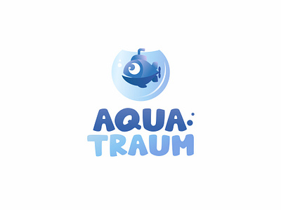 Logo design for aquarium manufacturing and servicing aqua aquarium branding fish graphic design logo logo design logo designer logodesign logos yamilogos