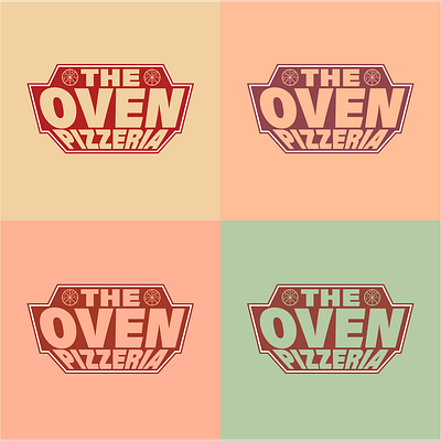 The Oven Logo brand branding design graphic design illustration logo modern pastel ui vector