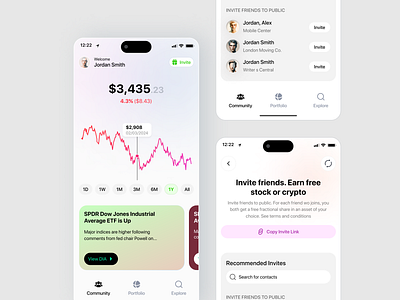 Wallet App Design - Fintech UI/UX finance fintech follower ios mobile app technology transactions transfer tubik wallet