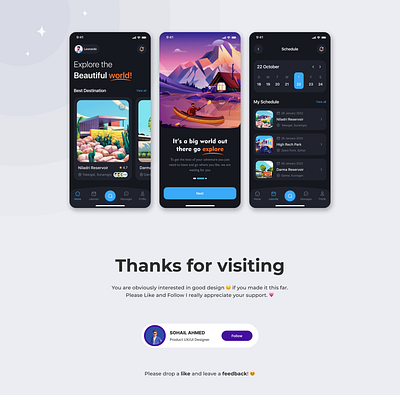 Trip/Travle/outing app screen design app figma travle app trip ui uxui