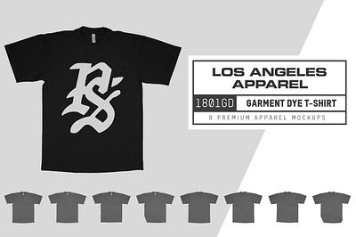 Los Angeles Apparel 1801GD T-Shirt apparel apparel mockups clothing displacement map jersey mock up mockup photorealistic photoshop realistic shirt t shirt template unisex womens