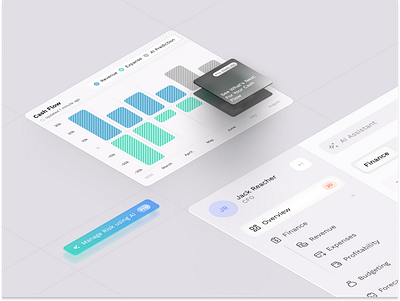 AI Cash Flow Genius: Empowering CFOs with Next-Gen Insights (Pro agency businessintelligence cashflow cfo dashboard datadriven datavisualization designthinking finance financetechnology financialdashboard freelance prototyping uiux userexperience