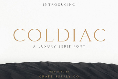 Coldiac - Luxury Serif Font advertising blogger business classy coldiac luxury serif font commercial elegant exclusive expensive fancy fashion invitation luxury magazine merchandise namecard retail rich serif stylish