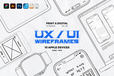 10 Wireframe Sketchbook Templates app design sketch app design template app design wireframe blueprint figma figma phone wireframe iphone wireframe mobile wireframe sketch phone mockup wireframe photoshop printable prototyping tools psd sketch ui ux wireframing kit vector wireframe sketchbook wireframe template