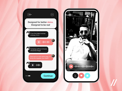 Dating Mobile iOS App android branding contrast dashboard dating app design interface ios logo mobile app mobile design mobile ui pink purrweb ui ux