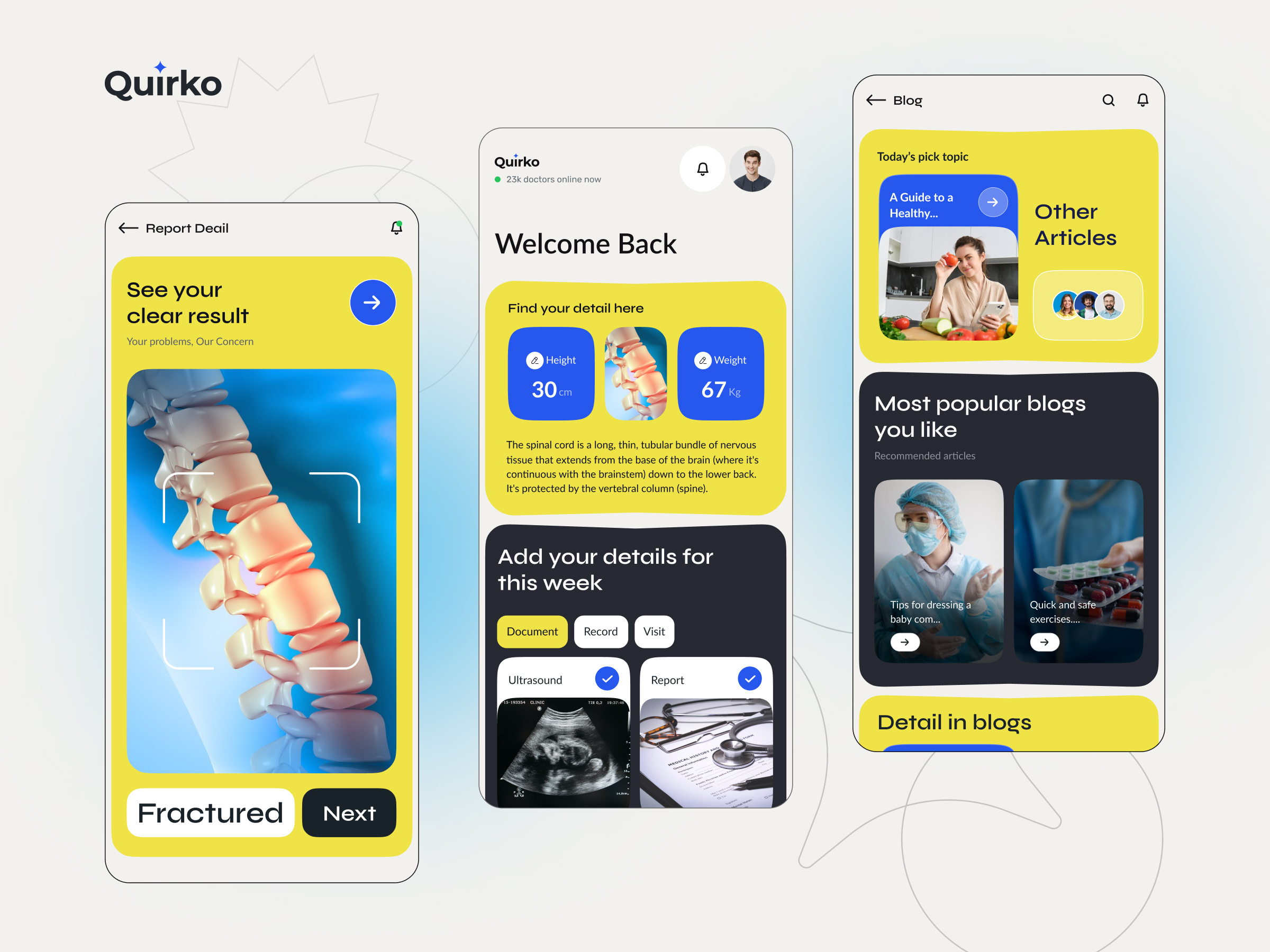 Medicine/Doctor App app app design doctor doctor app ehr elr figma health health app lir lis luxury medical app medicine medicine app mobile phin phr ui ux