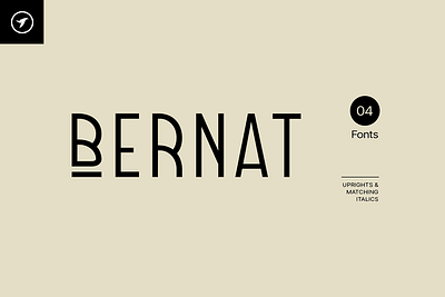 BERNAT - Unique Display Font ui